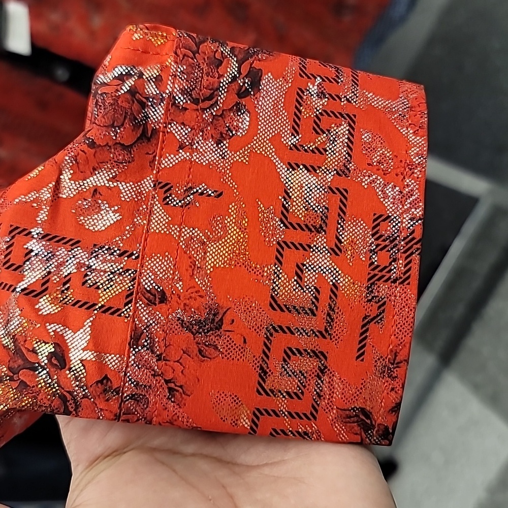 American Rag Red Patterned Shirt - Picture 4 of 4
